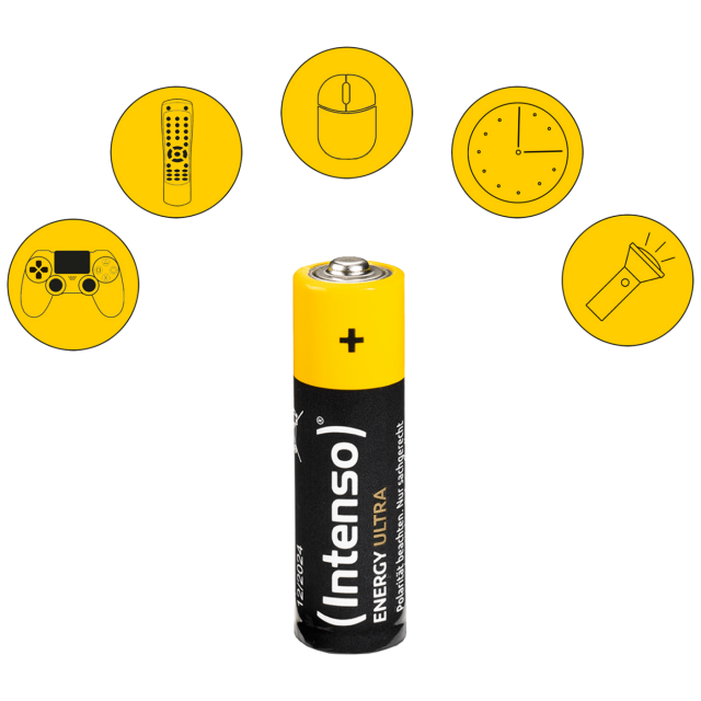 Baterije, UPS i oprema - INTENSO ALKALNA BATERIJA AAA LR6 / 1 komad - Avalon ltd